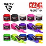 BRITX Boxing Hand Wraps Inner Gloves Wrap Thumb Loop Hook & Loop MMA