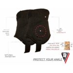 BRITX Ankle Guards Football Hockey Soccer Skates Protectors Pads Shin Adult Ball