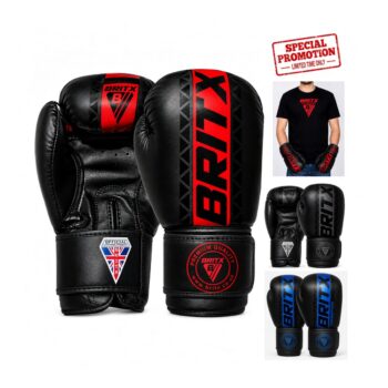 BRITX Boxing Gloves MMA, Muay Thai, Punching Gloves, Martial Arts Kickboxing,UFC