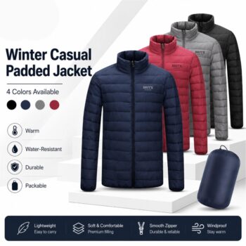 BritX London – Men's Oversized Puffer Jacket